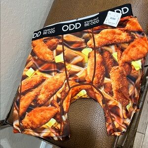 New Fancy Chicken Wings Odd Boxer Brief Premium Lightweight Stretch Underwear!